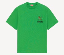 Oversized Geschnittenes T-shirt Tiger Tail K" Grün für Herren
