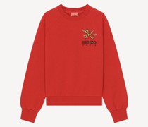 Sweatshirt Tiger Tail K" Rot für Damen