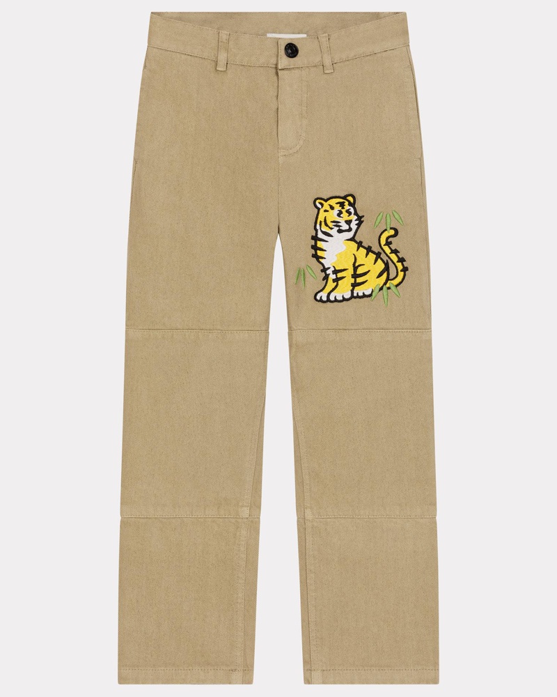 Kenzo Damen Kinder Kotora-hose Cremefarben Kids