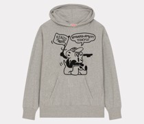 Oversize-kapuzensweatshirt Boke Boy Travels" Perlgrau für Herren