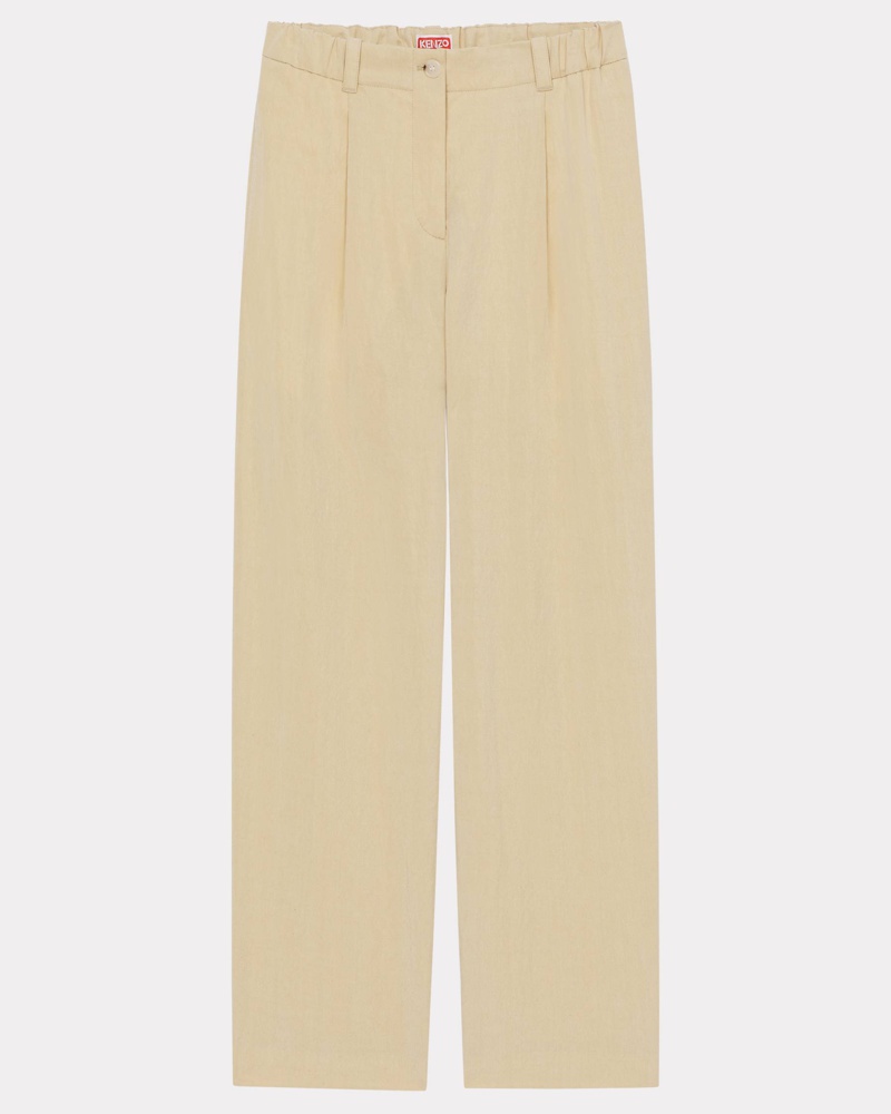 Kenzo Damen Anzughose Mit Stretch Beige für Damen Kenzo Damen Anzughose Mit Stretch Beige für Damen