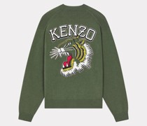Cardigan Mit Stickerei Varsity Tiger Dunkel-khaki für Herren