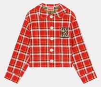 Karierte Workwear-jacke Varsity" Rot für Damen