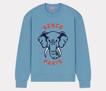 Sweatshirt Varsity Jungle" Mit Elefant Cyan für Herren