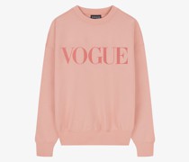 VOGUE Sweatshirt Light Rose mit tonalem Logo-Print, XL /