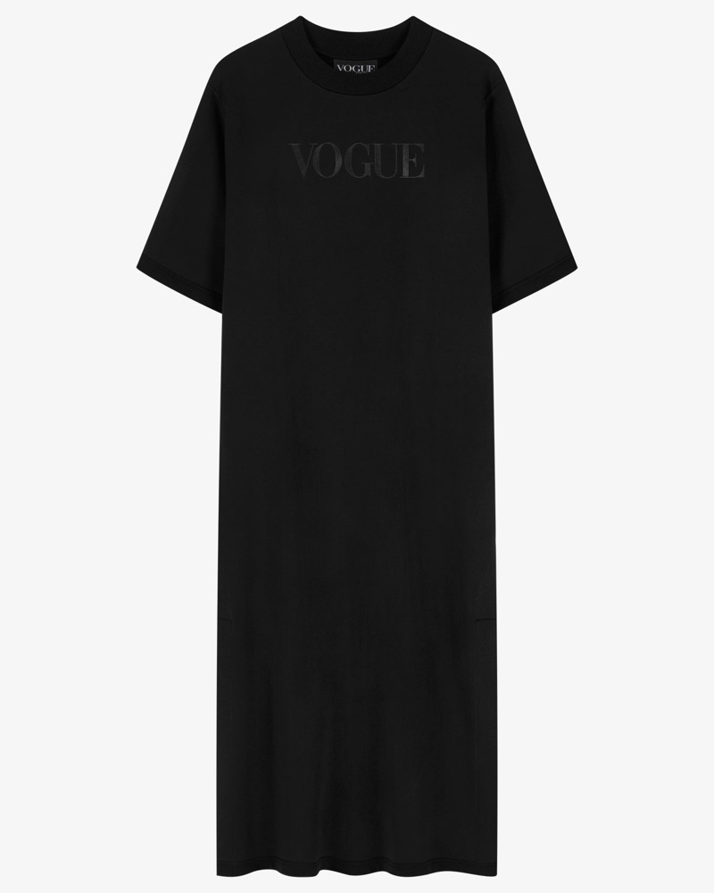 VOGUE Collection Damen VOGUE Sweatshirt-Kleid mit Logo-Stickerei
