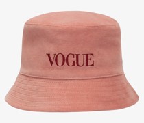 VOGUE Samt Bucket Hat Ash Rose