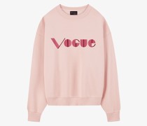 VOGUE Sweatshirt Smokey Rose mit Logo-Stickerei