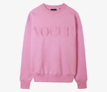 VOGUE Sweatshirt Pink mit Logo-Stickerei