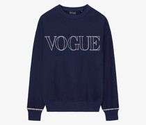 VOGUE Sweatshirt Midnight Blue mit Stickereien, XL /