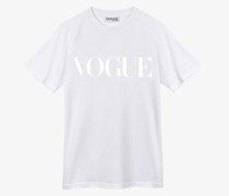 VOGUE T-Shirt  mit tonalem Logo-Print