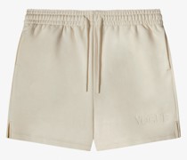 VOGUE Shorts  mit tonaler Logo-Stickerei