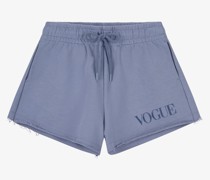 VOGUE Shorts Denim Blue mit Open Edge