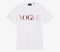 VOGUE T-Shirt  mit Logo-Print in Rosa