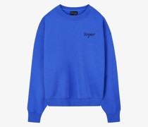 VOGUE Sweatshirt Dove Blue mit kleiner Logo-Stickerei