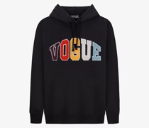 VOGUE Hoodie  mit buntem  Logo-Patch
