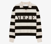 VOGUE Polo-Sweatshirt gestreift , XL /