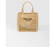 Prada Kleine Gehäkelte Tote Bag