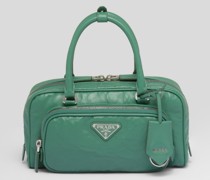 Prada Multi-pocket-henkeltasche aus Nappa-leder In Antik-optik