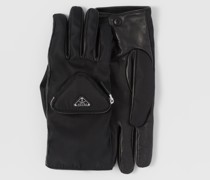 Handschuhe aus Re-Nylon und Nappaleder