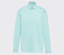 Prada Hemd aus Stretch-popeline, Herren