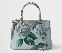 Prada Galleria Tasche aus bedrucktem Saffiano-Leder