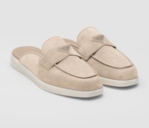 Prada Sabots aus Wildleder, Herren