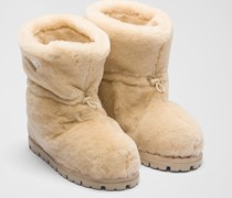 Prada Stiefeletten aus Lammfell, Damen