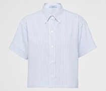 Kurzärmliges Hemd aus Oxford-Baumwolle