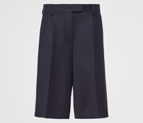 Bermuda-Shorts aus Gabardine