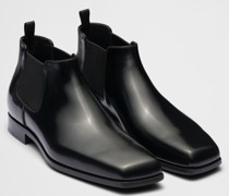 Prada Chelsea Boots aus Gebürstetem Leder, Herren