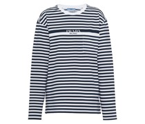 Prada Bedrucktes T-shirt aus Jersey, Damen