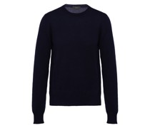 Cable-Knit Cashmere Crew-Neck Sweater