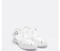 Prada Fischersandalen aus Gebürstetem Leder, Herren