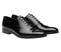 Prada Oxford-schnürschuhe aus Gebürstetem Leder, Herren