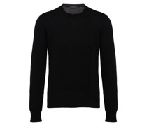 Cable-Knit Cashmere Crew-Neck Sweater