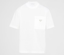 T-Shirt aus Re-Nylon und Jersey