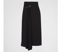 Prada Midirock aus Cady, Damen