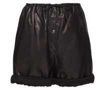 Shorts aus Nappa-Leder