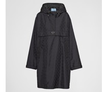 Prada Regenmantel aus Bedrucktem Nylon, Damen
