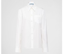 Prada Besticktes Hemd aus Popeline, Damen