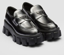 Prada Monolith Loafer aus Gebürstetem Leder Mit Farbverlauf, Damen