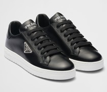 Prada Downtown Sneaker aus Gebürstetem Leder, Damen
