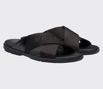 Prada Sandalen aus Leder Und Nylon, Herren