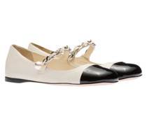 Ballerinas aus Leder, Damen