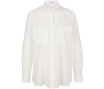 Bluse mit Hemdkragen