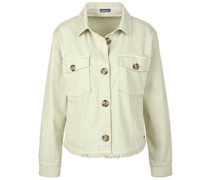 Jeansjacke mit Hemdkragen