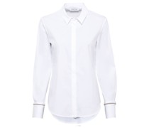 Bluse mit Hemdkragen