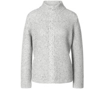 Pullover mit Stehbundkragen