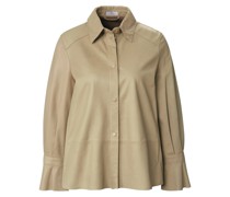 Lederbluse